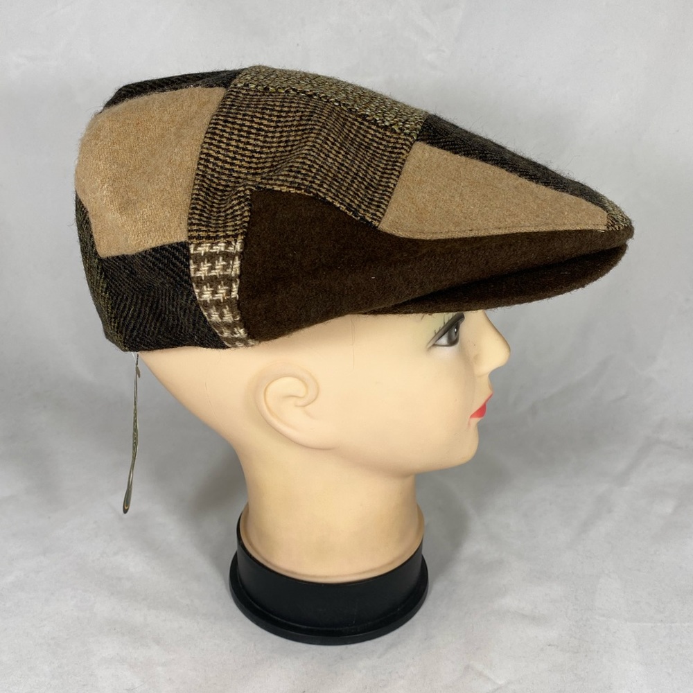 Scala Flat Cap Classic Patchwork Pattern NWT NWT - image 2